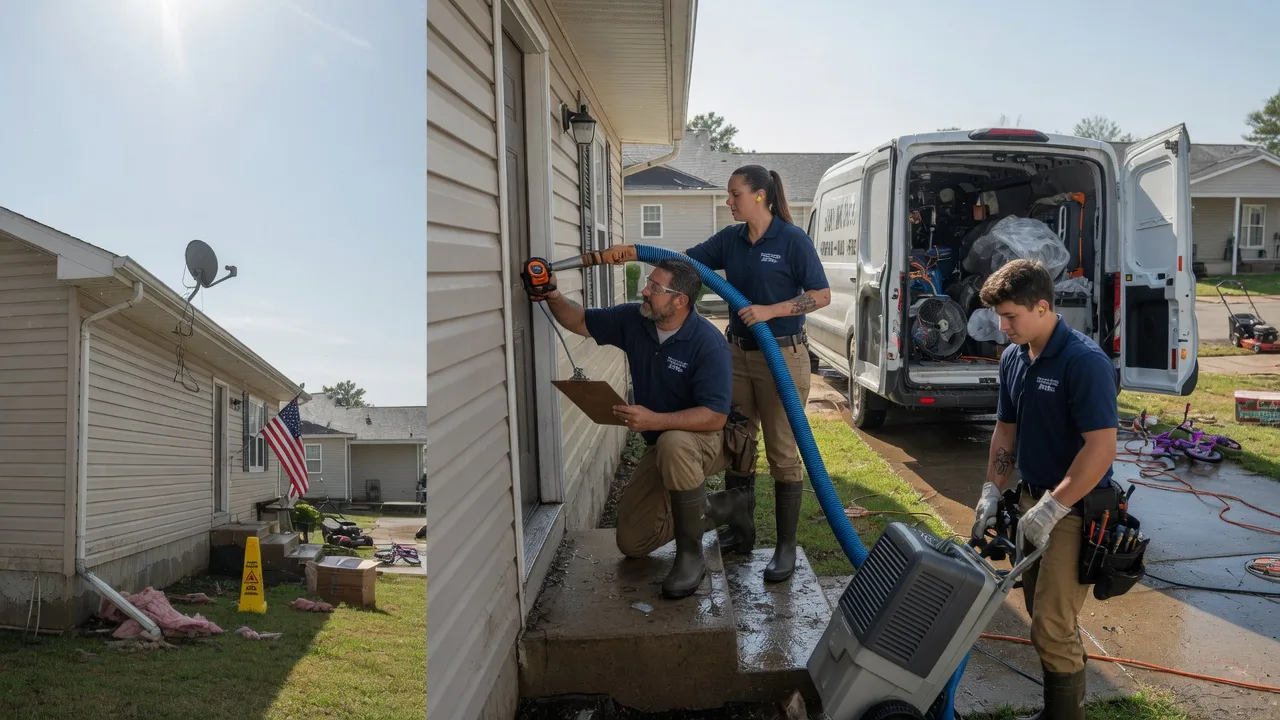 Ceiling Water Damage Restoration in Russia, OH near me